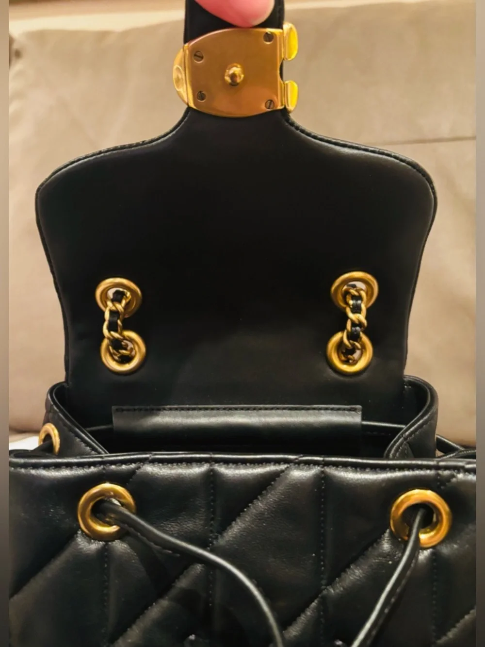 Coach Tabby backpack crafted from quilted nappa leather - Picture 8 of 9